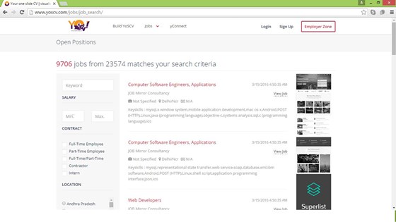 Yoscv | Infographic CV Builder: Create Infographic Visual CV Online in One Slide